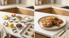 Soft cookies με σοκολάτα και τζίντζερ: μαλακά στο κέντρο, έτοιμα σε 12′